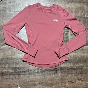 The North Face Women's Long Sleeve Performance Tee in Dusty Rose